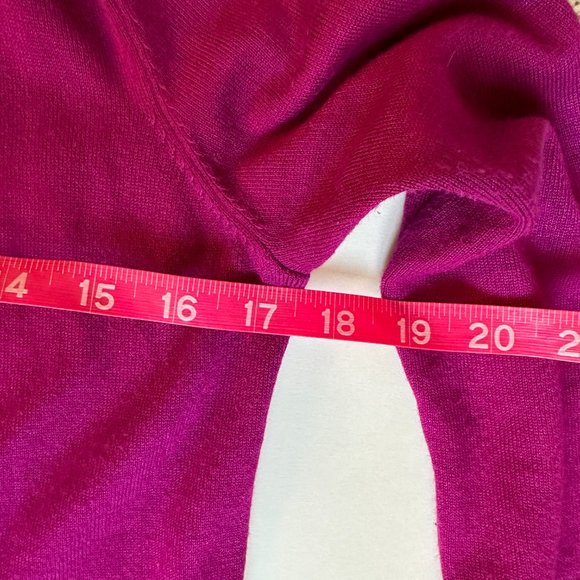 Maurices Purple 3/4 length sleeve sweater with back detail size xs - Picture 4 of 9